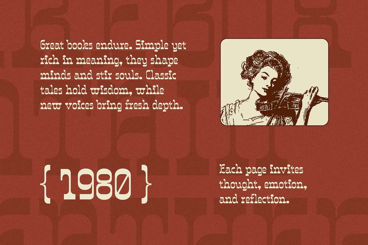 CS Blouse – Reverse Contrast Font, a Serif Font by Craft Supply Co. (Photo 3 of 8)