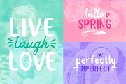 BeeHappy Font Duo with Doodles, a Script Font by TypeFairy (Thumbnail 6 of 8)