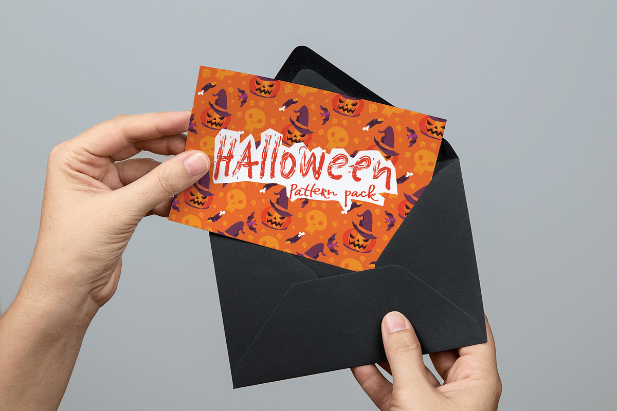 Halloween seamless pattern pack, a Pattern Graphic by OctoPaper (Photo 4 of 7)