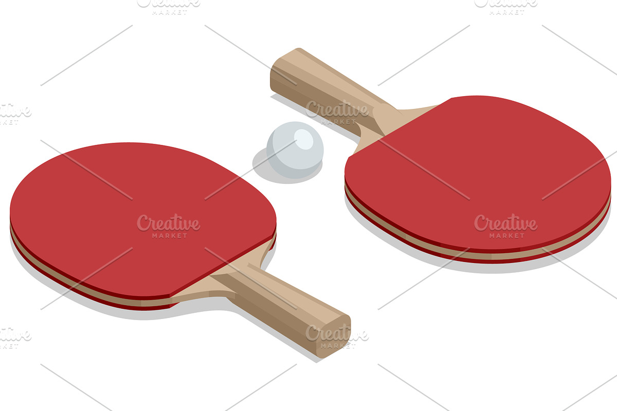 An isometric illustration of a table, a Sport Illustration by Golden Sikorka