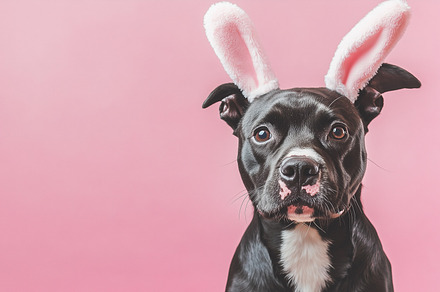 Staffordshire Bull Terrier dog with, an Animal Photo by MistyDay