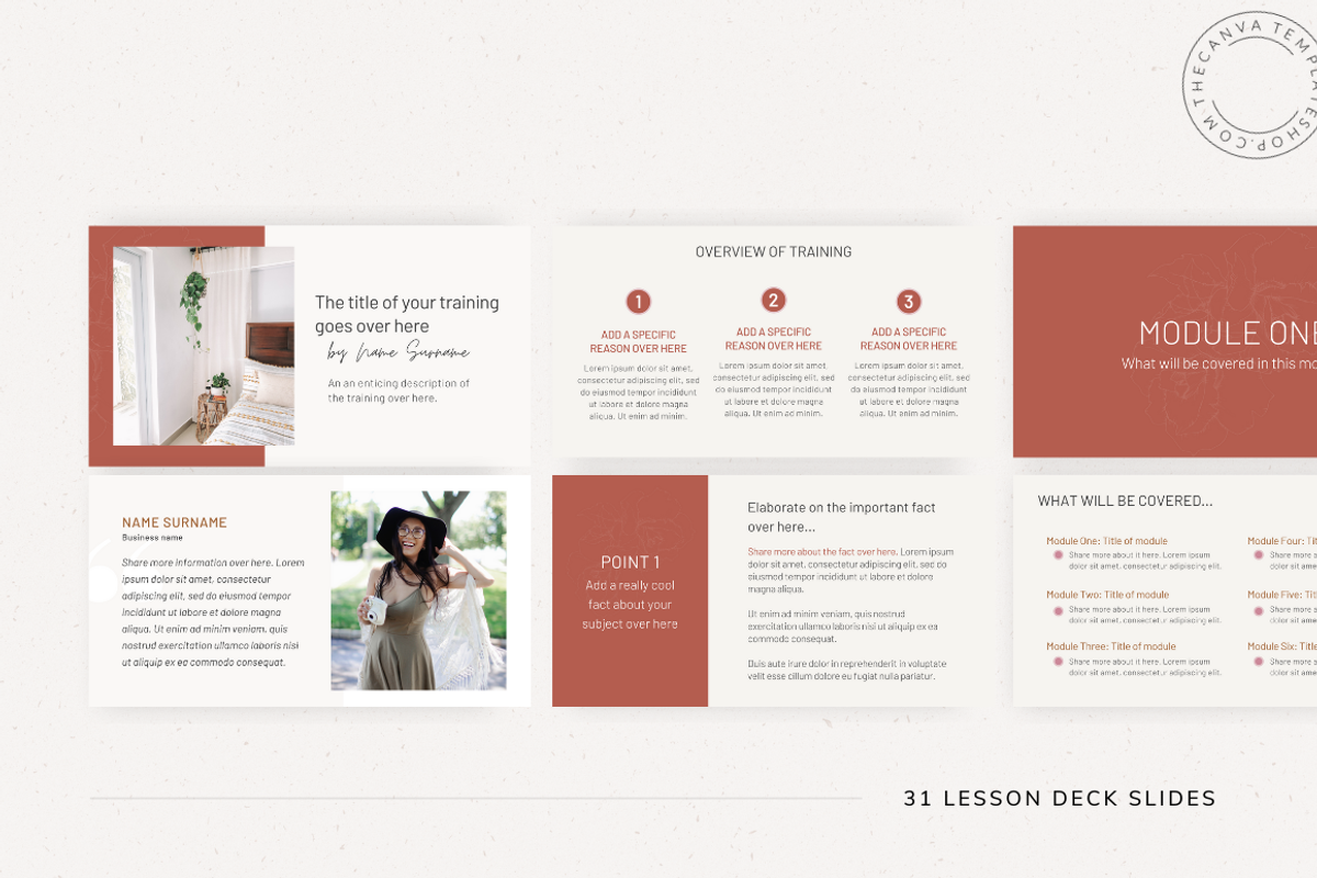 Olivia-Rose Slide Canva Templates, a Templates & Theme by The Canva Template Shop (Photo 4 of 6)