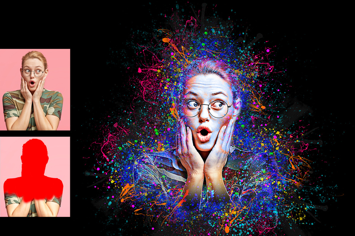 Artistic Paint, Sketch & Ink Photo Effect Actions