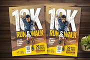 Run & Walk Flyer Templat, a Flyer Template by Boostock (Thumbnail 3 of 6)