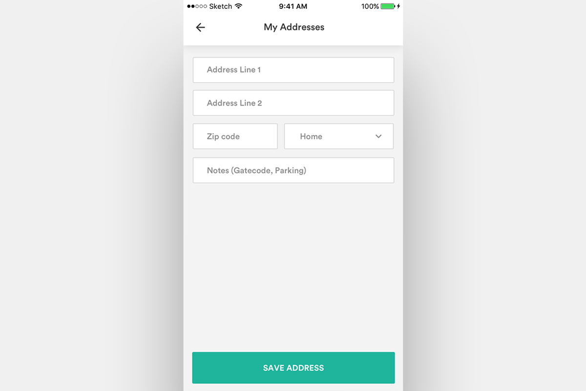 Complete iOS ui kit for delivery app, an UI Kit Template by Divanraj (Photo 5 of 29)
