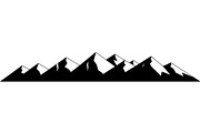 Mountain Skyline Silhouette, an Object Graphic by Designer_Momina (Thumbnail 19 of 20)