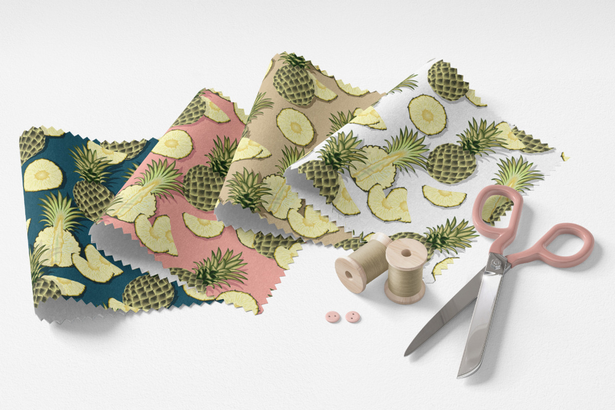 Ripe pineapple - pattern, a Pattern Graphic by Yummy (Photo 4 of 7)
