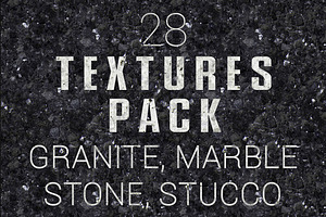 28 Textures Pack. Granite and more