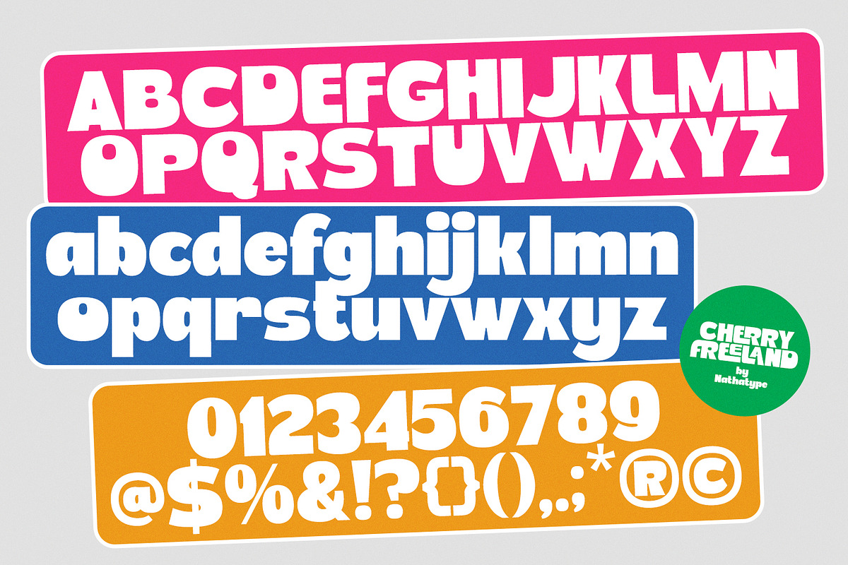 Cherry Freeland, a Symbol Font by Nathatype (Photo 7 of 11)
