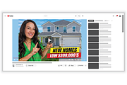 Real estate youtube thumbnail design, a Social Media Template by Workhu (Thumbnail 1 of 2)
