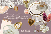 Pearl & Lace: Romantic Collage Kit, an Object Graphic by Anzhelika (Thumbnail 1 of 10)