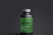 Supplement Bottle Mockups, a Packaging Mockup by Graphicsfuel (Thumbnail 9 of 12)