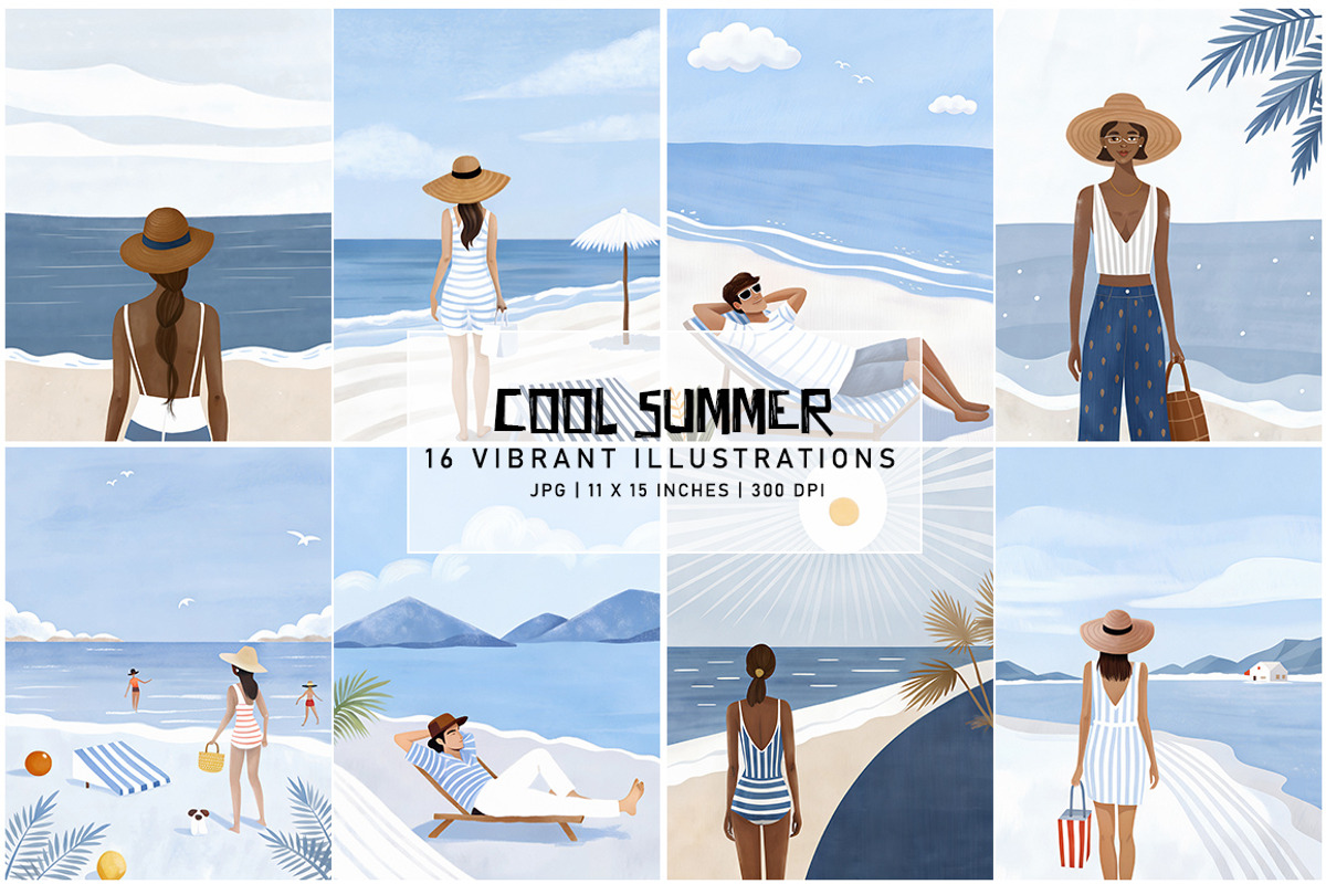 Cool Summer, a Decorative Illustration by Digital Art Creations (Photo 3 of 7)