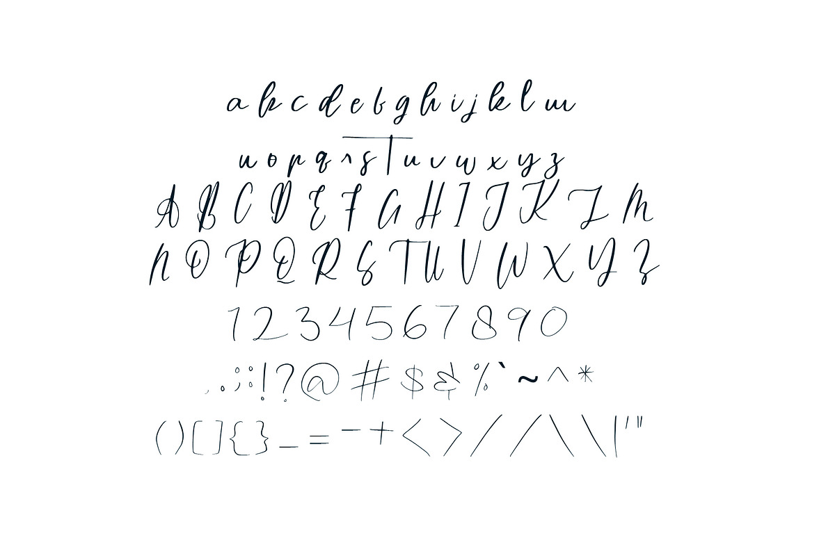 Minim Font preview 5