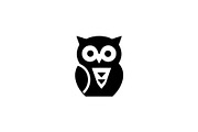 Abstract Owl Silhouette Vector, an Animal Illustration by Vectorium Studio (Thumbnail 1 of 4)