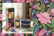 Pomegranate Floral Folk Art Pattern, a Pattern Graphic by Sonulkaster (Thumbnail 7 of 8)