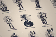 Olympic heroes. Greek and Roman gods, a Decorative Illustration by Masterlevsha (Thumbnail 2 of 2)
