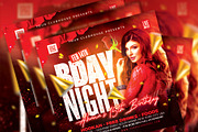 Birthday Night Party, a Flyer Template by MithilaCreation (Thumbnail 5 of 6)