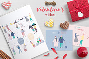 Valentines wishes collection, a Decorative Illustration by kateja (Thumbnail 1 of 7)