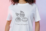 Lemon Tea Time Wedding Line Art, a Food Illustration by TitaLivingArt (Thumbnail 5 of 9)