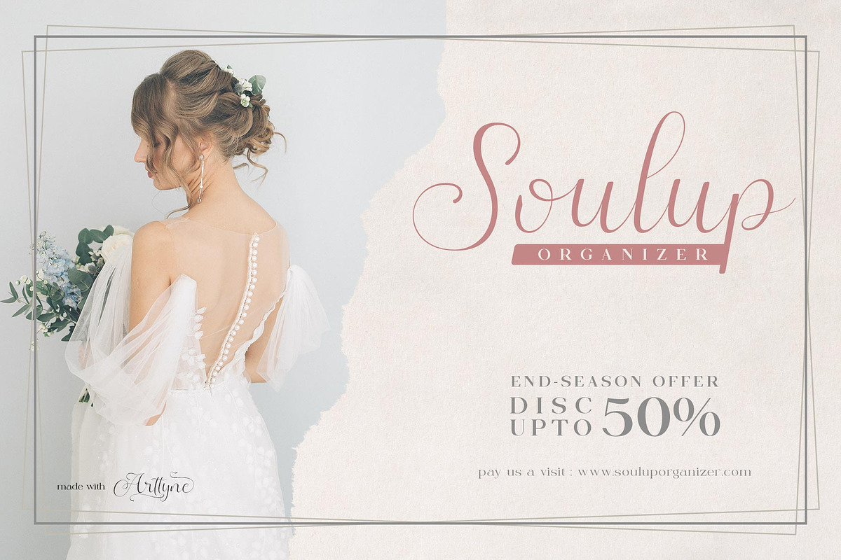 Arttyne Modern Script Font, a Script Font by alit design (Photo 9 of 20)