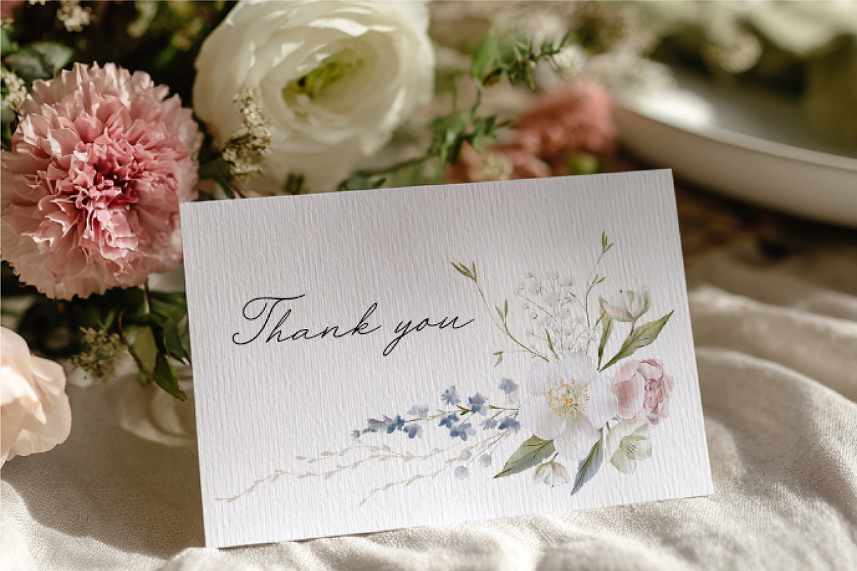 Timeless Blossoms_Watercolor Clipart, an Object Graphic by NikiArts (Photo 10 of 12)
