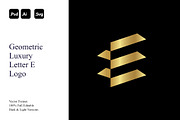 Geometric Luxury Letter E Logo, a Branding & Logo Template by Luxury Logos (Thumbnail 1 of 4)