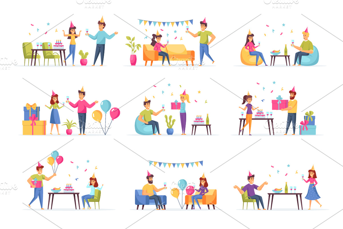 Flat Concepts Illustrations, a Finance Illustration by alexdndz (Photo 9 of 21)