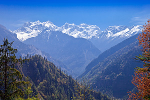 Himalayas landscape, Nepal, a Photo by saiko3p
