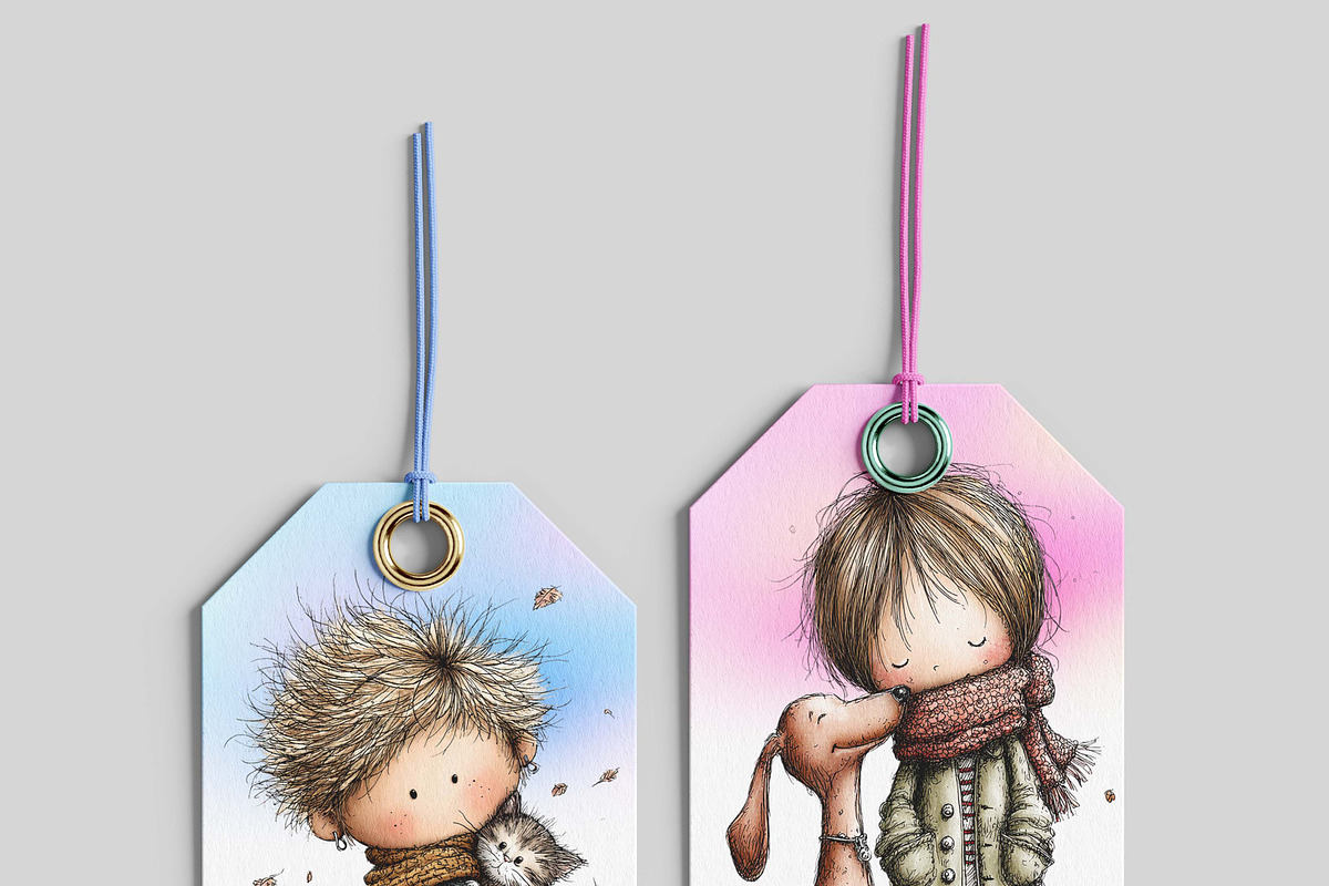 Whimsical Woodland Animals Girl Love, a Graphic by one-touch (Photo 5 of 7)