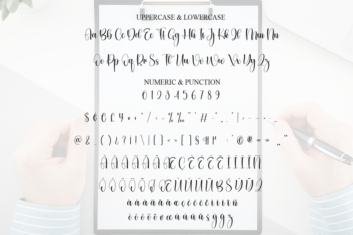 Listing | Script Font, a Handwritten Font by Scratchones (Photo 7 of 9)