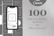 Animated Albert Einstein Quotes, a Social Media Template by Graphicspixel (Thumbnail 2 of 4)