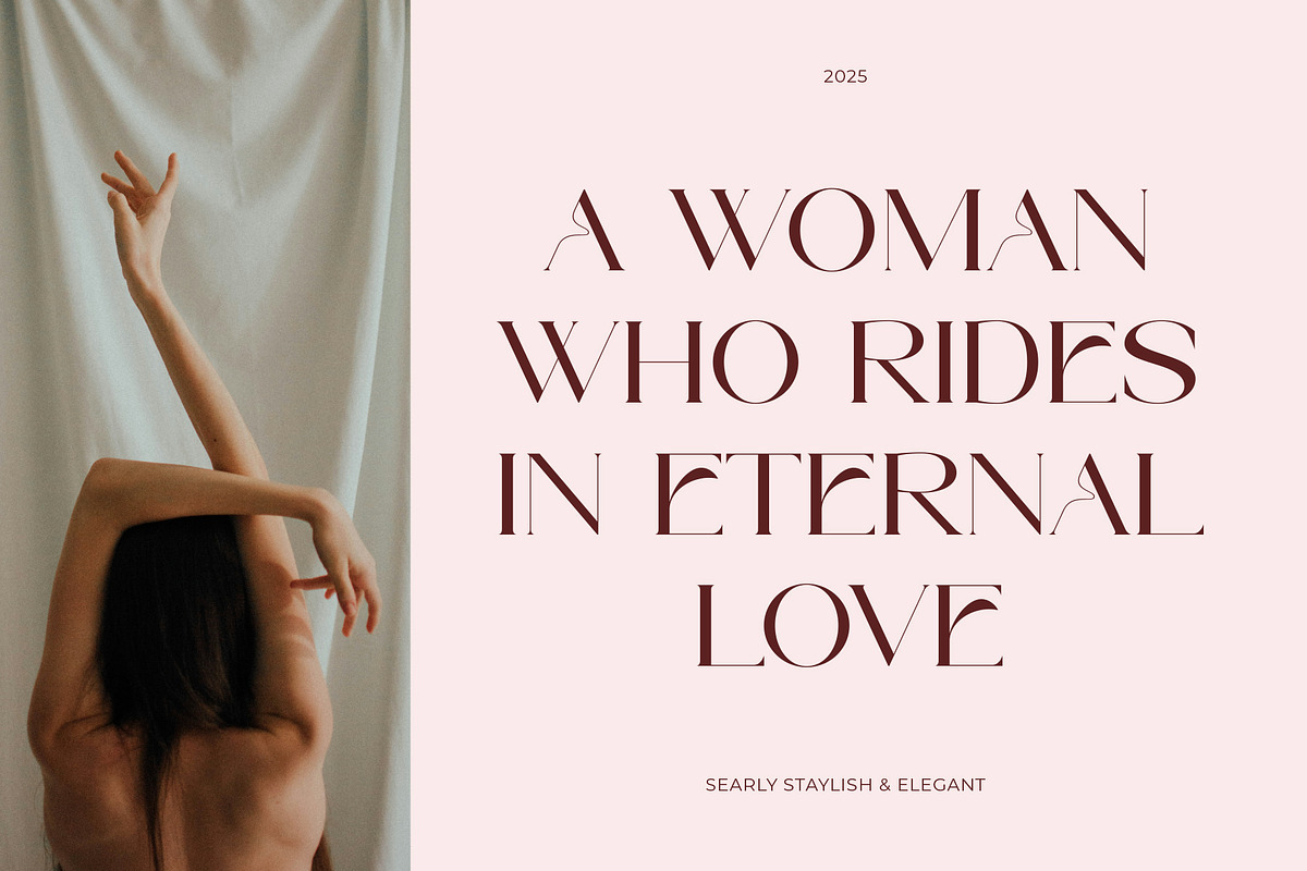 Searly - Staylish And Elegant, a Serif Font by Muflieart (Photo 2 of 10)