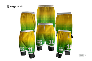 Short Sweatpants Mockup