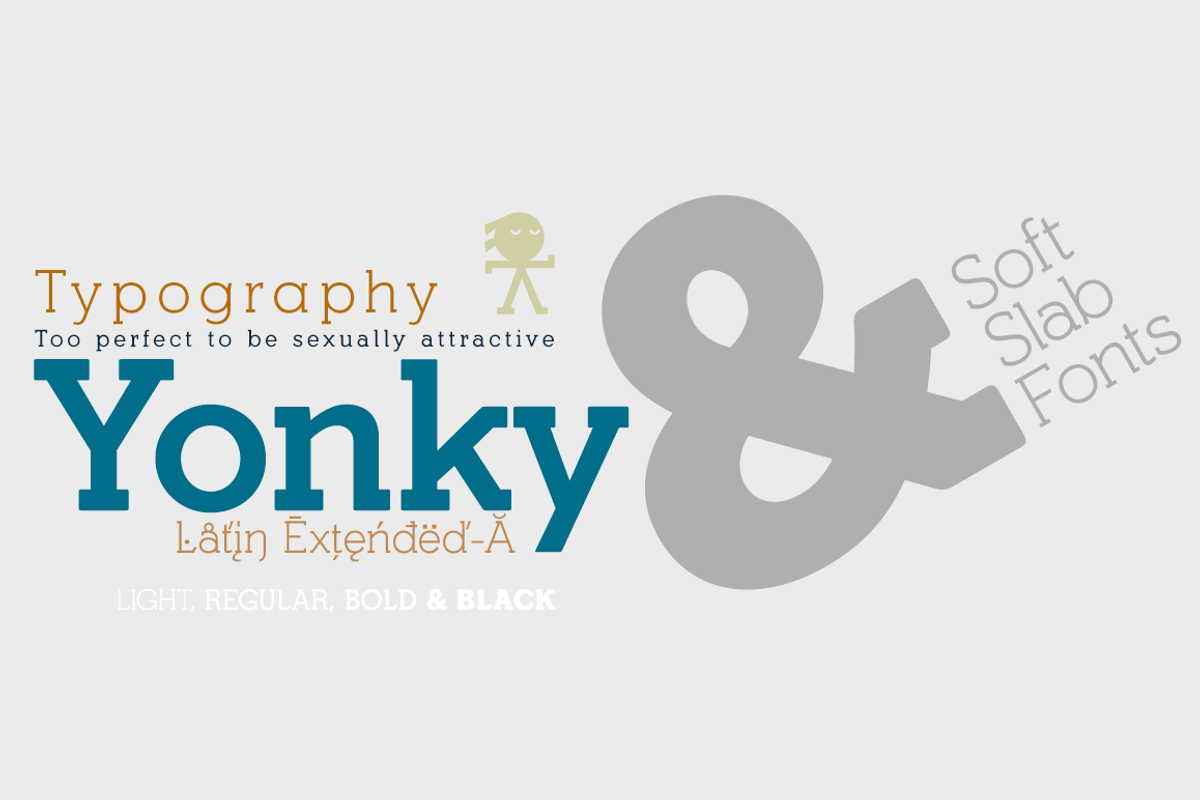 Yonky Slab -8 fonts- 34% off preview 3