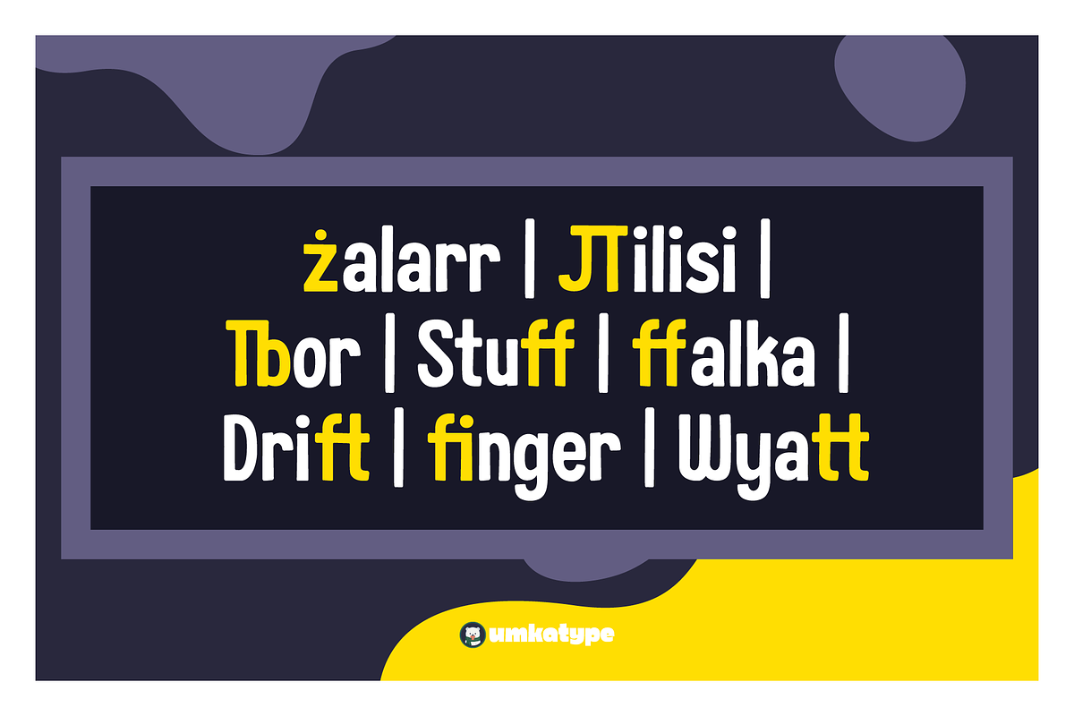 Childling Display Font, a Script Font by alpercakici (Photo 2 of 11)