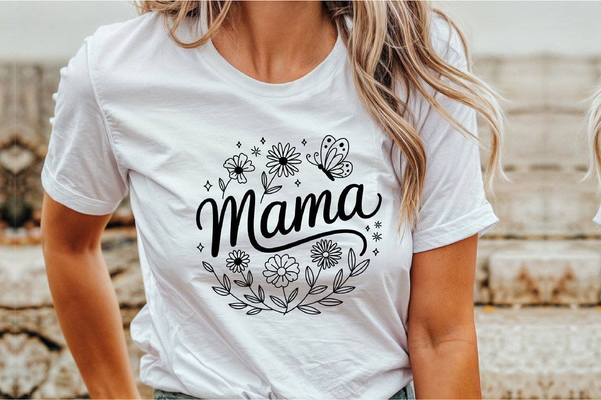 Mothers Day SVG, Mama SVG, Mom PNG, an Illustration by Sublimation Artist (Photo 5 of 9)