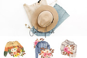 AUTUMN SEASON watercolor collection, a Seasonal Illustration by Julia Bogdan (Thumbnail 7 of 11)