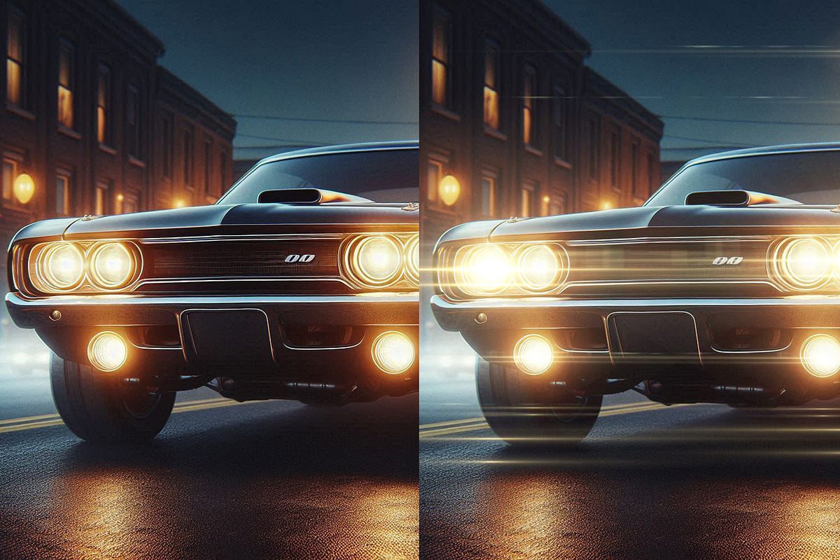 Lens flares or anamorphic lens flare, an Object Graphic by Buradaki (Photo 5 of 5)