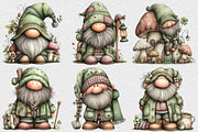 Whimsical St Patrick’s Gnome Clipart, an Illustration by DreamCafeArt (Thumbnail 6 of 6)