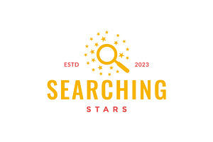 searching magnifying glass logo, a Branding & Logo Template by devastd