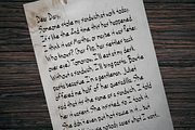 Faux Angst Font, a Handwritten Font by noonsun (Thumbnail 2 of 6)