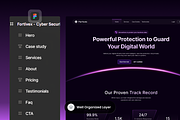Fortivex - Cyber Security, a Websites & App Template by SLAB! Design (Thumbnail 2 of 4)