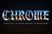 Heavy Metal Chrome Layer Styles, a Layer Style Add-On by PixelMoshpit (Thumbnail 2 of 5)