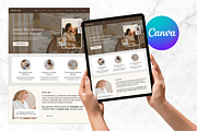 Life Coach Canva Website Template, a Landing Page Template by Snapybiz (Thumbnail 4 of 10)