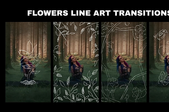 Line Art Transition for Premiere Pro preview 3