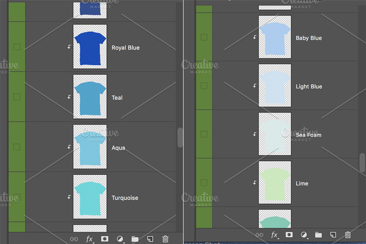 T-Shirt Mock-Ups Front, a Presentation Template by Gordon Designs (Photo 6 of 9)