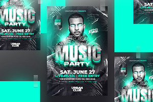 Urban Music Flyer Template