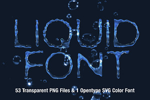 Ms Liquid Opentype SVG Font And PNGs