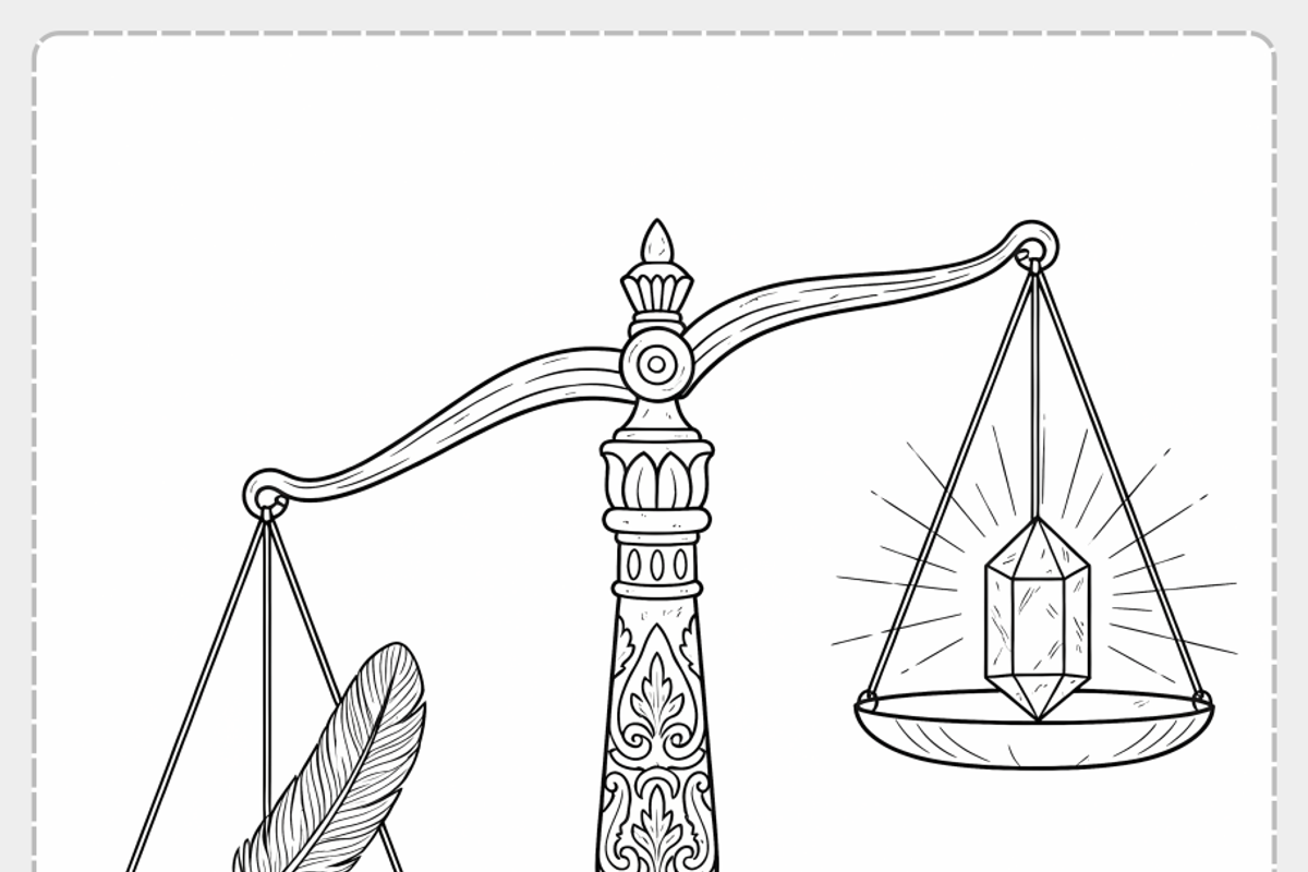 Manifestation Coloring Page, a Person Illustration by Nuvame Arts & Designs (Photo 21 of 27)